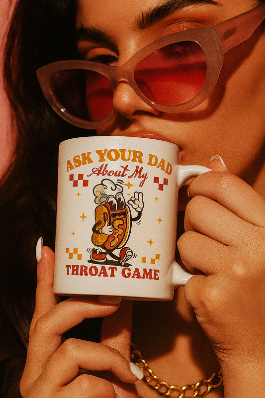 Ask Your Dad - Ceramic Mug, Coffee Cup for Dad, Funny Gift, Birthday Present, Holiday Cheer