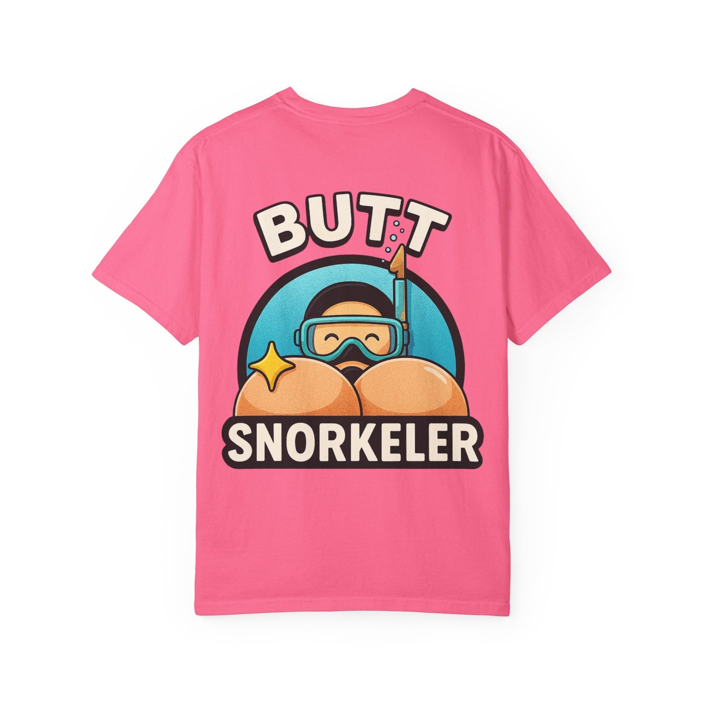 Butt Snorkeler” Humorous Unisex T-Shirt, Fun Everyday Wear, Beach Party Attire, Snorkeling Gift, Summer Vacation Tee