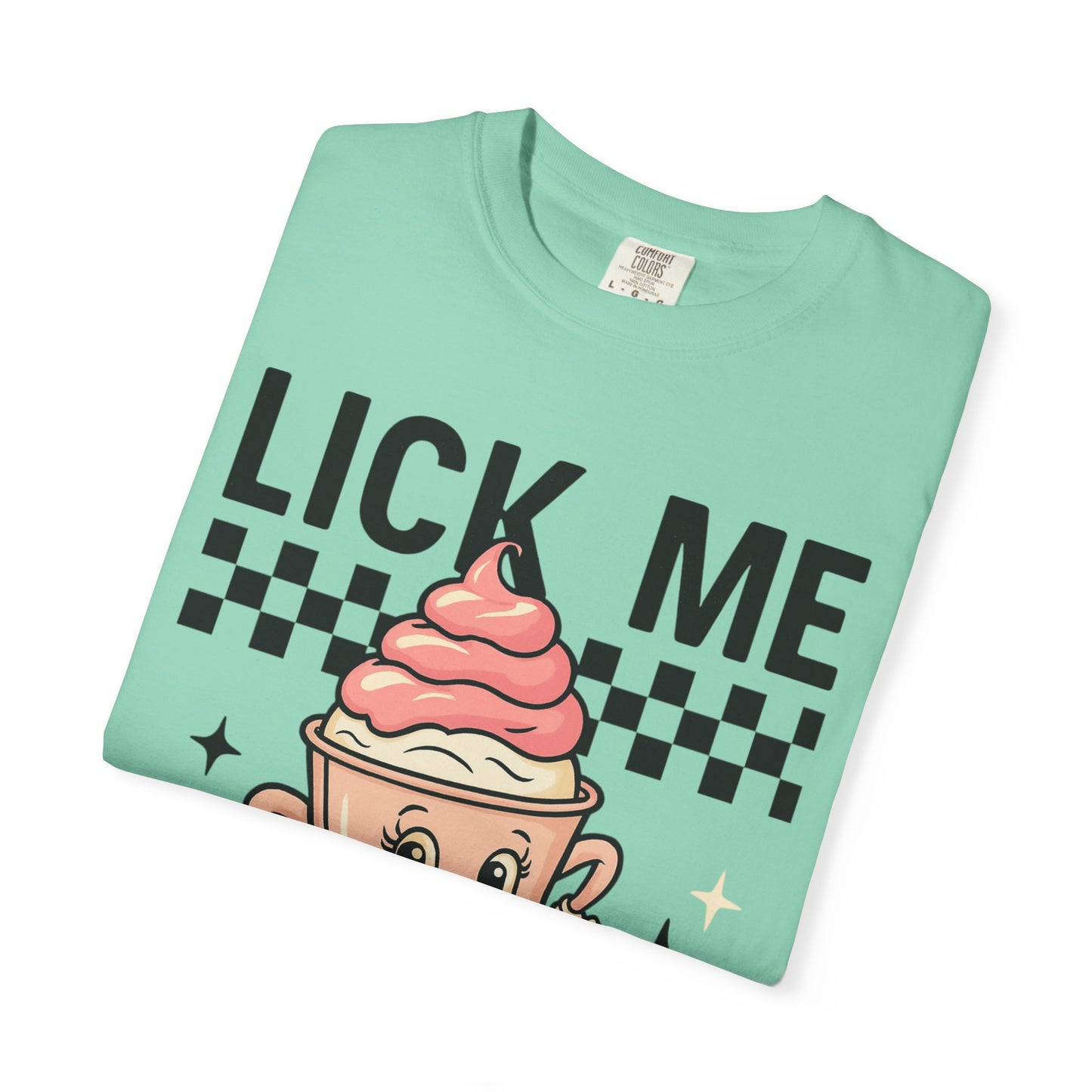 Playful Ice Cream T-Shirt, Cute Summer Tee, Fun Gift for Ice Cream Lovers, Unisex Garment-Dyed Tee, Sweet Treat Shirt