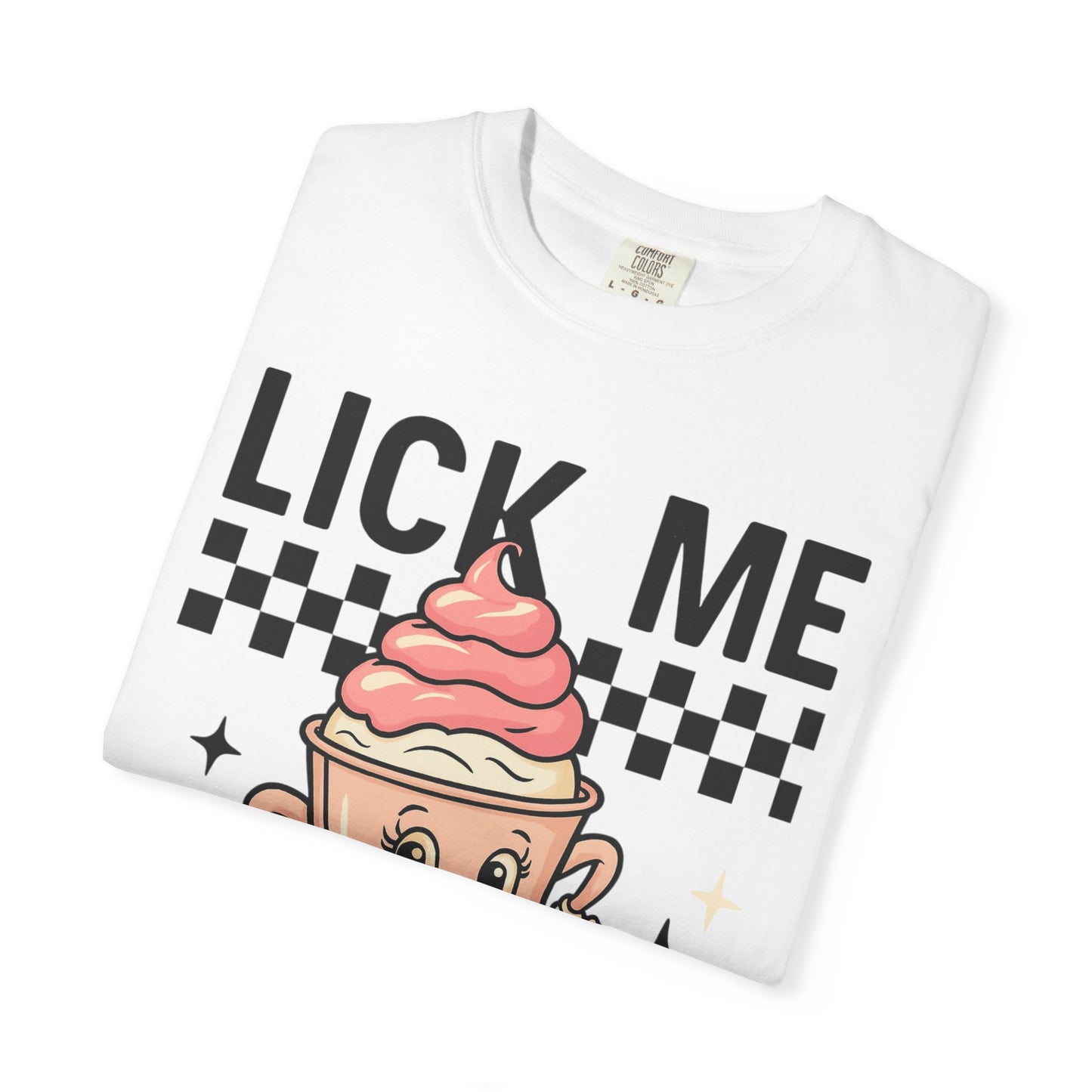 Playful Ice Cream T-Shirt, Cute Summer Tee, Fun Gift for Ice Cream Lovers, Unisex Garment-Dyed Tee, Sweet Treat Shirt
