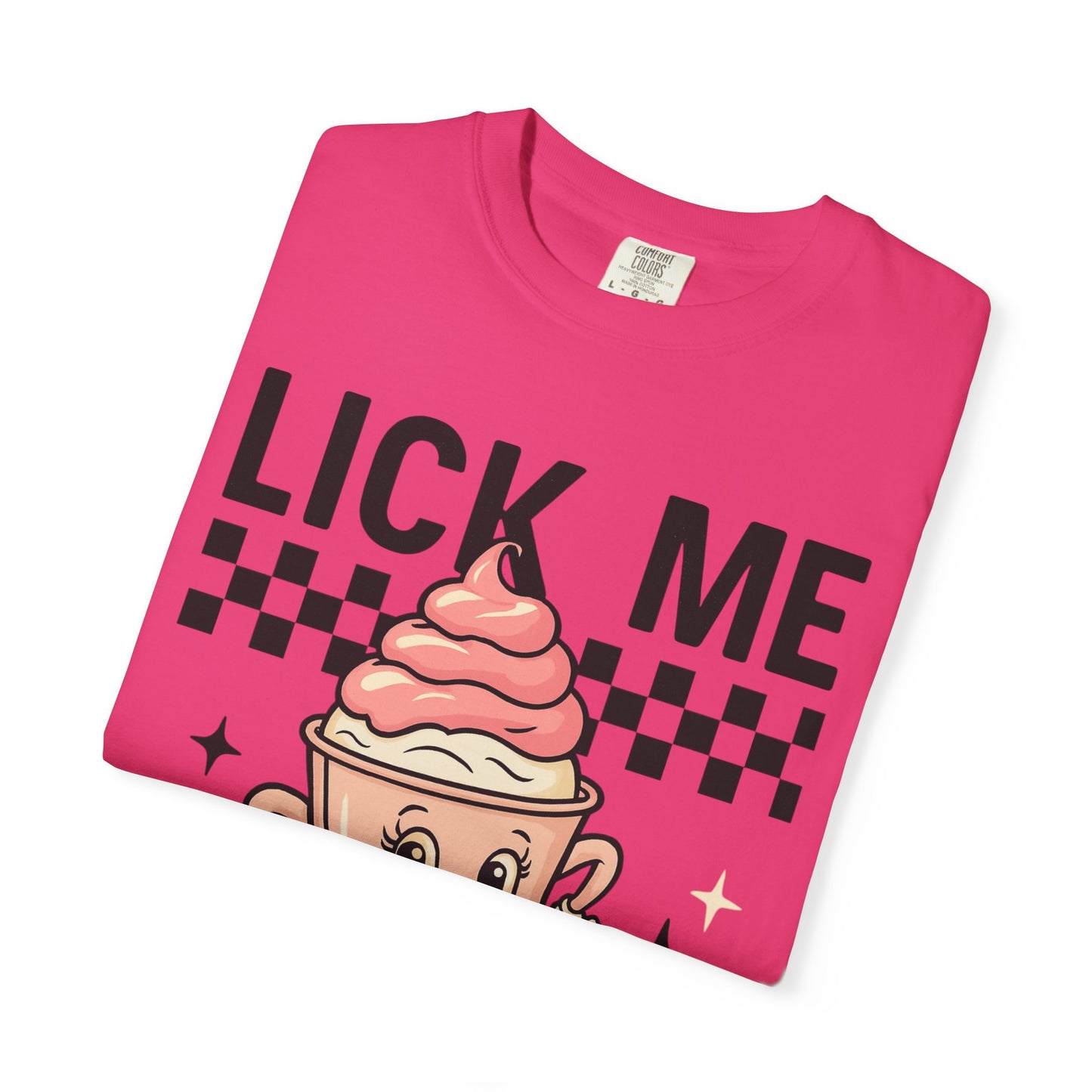 Playful Ice Cream T-Shirt, Cute Summer Tee, Fun Gift for Ice Cream Lovers, Unisex Garment-Dyed Tee, Sweet Treat Shirt