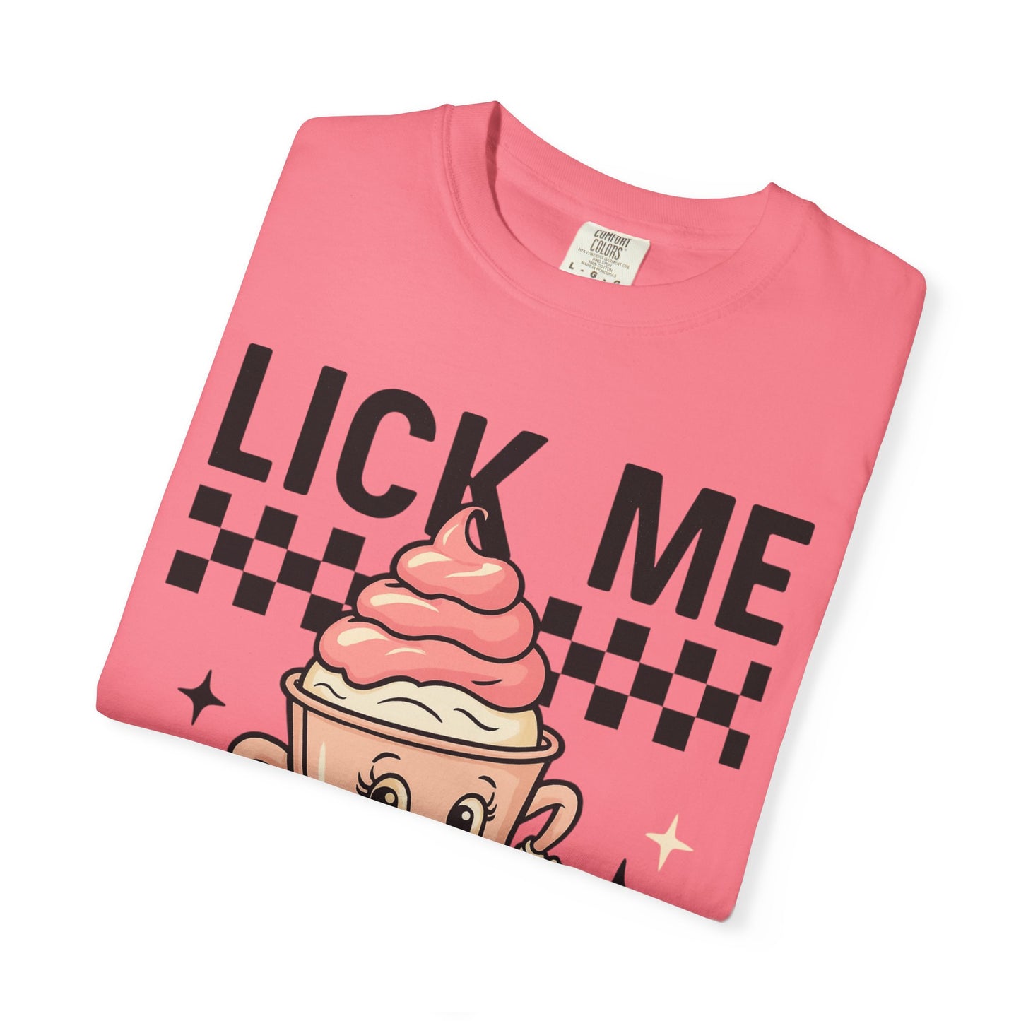 Playful Ice Cream T-Shirt, Cute Summer Tee, Fun Gift for Ice Cream Lovers, Unisex Garment-Dyed Tee, Sweet Treat Shirt