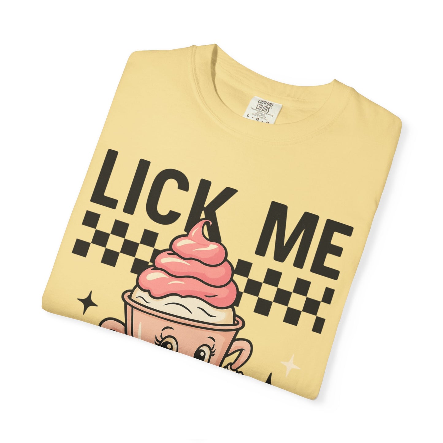 Playful Ice Cream T-Shirt, Cute Summer Tee, Fun Gift for Ice Cream Lovers, Unisex Garment-Dyed Tee, Sweet Treat Shirt