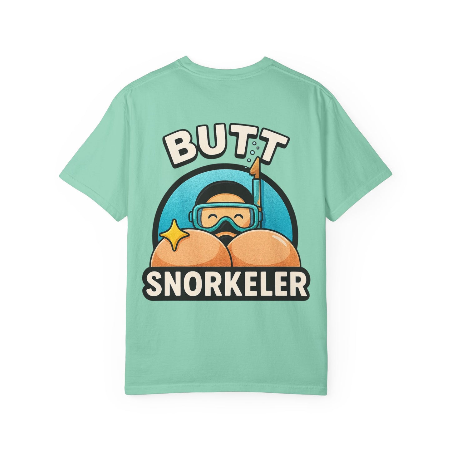 Butt Snorkeler” Humorous Unisex T-Shirt, Fun Everyday Wear, Beach Party Attire, Snorkeling Gift, Summer Vacation Tee
