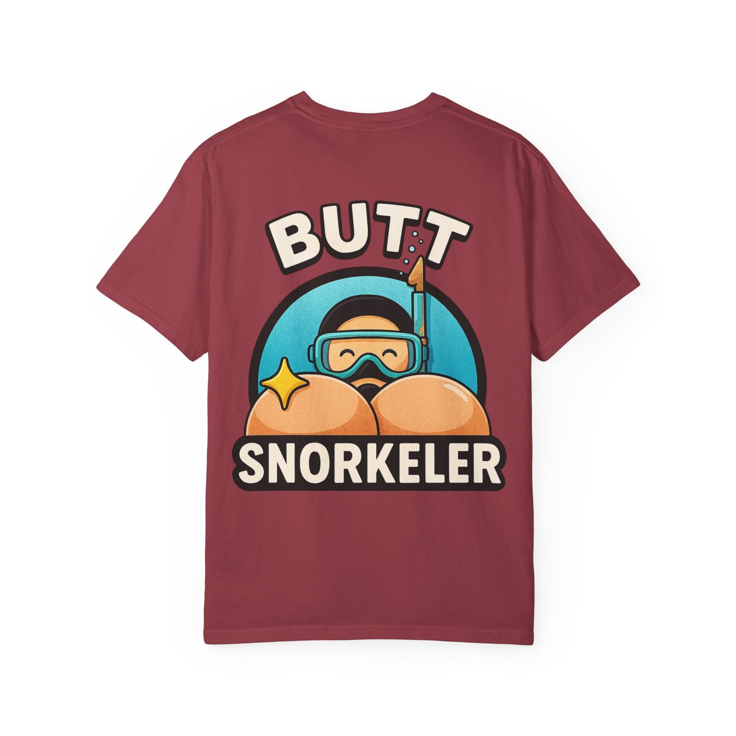 Butt Snorkeler” Humorous Unisex T-Shirt, Fun Everyday Wear, Beach Party Attire, Snorkeling Gift, Summer Vacation Tee