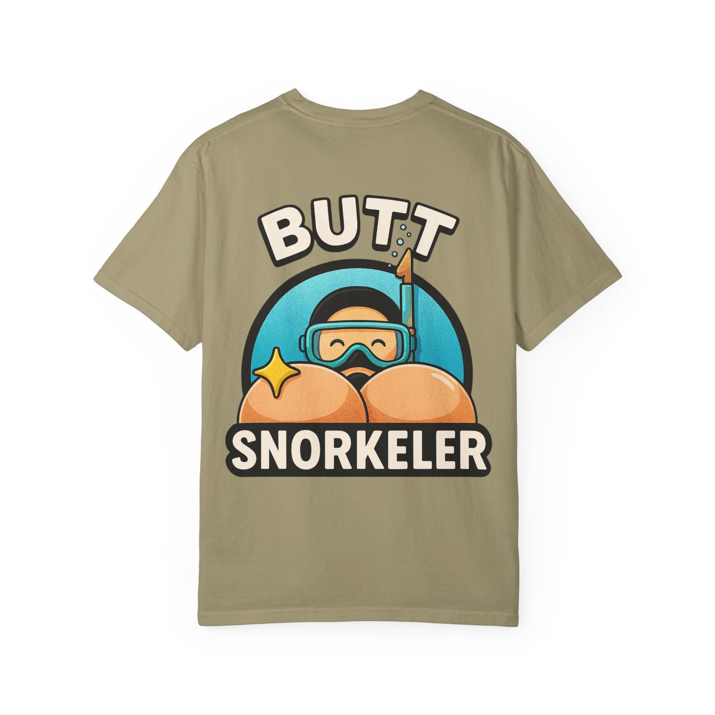 Butt Snorkeler” Humorous Unisex T-Shirt, Fun Everyday Wear, Beach Party Attire, Snorkeling Gift, Summer Vacation Tee