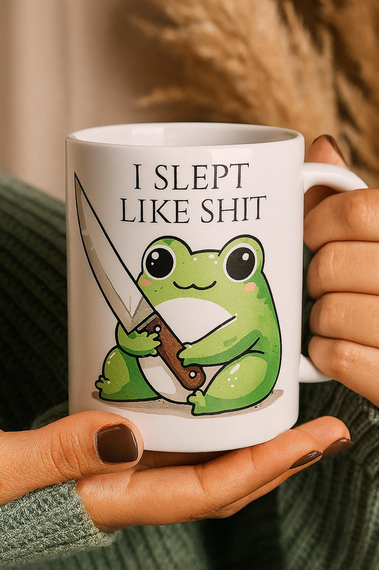 I slept like shit mug