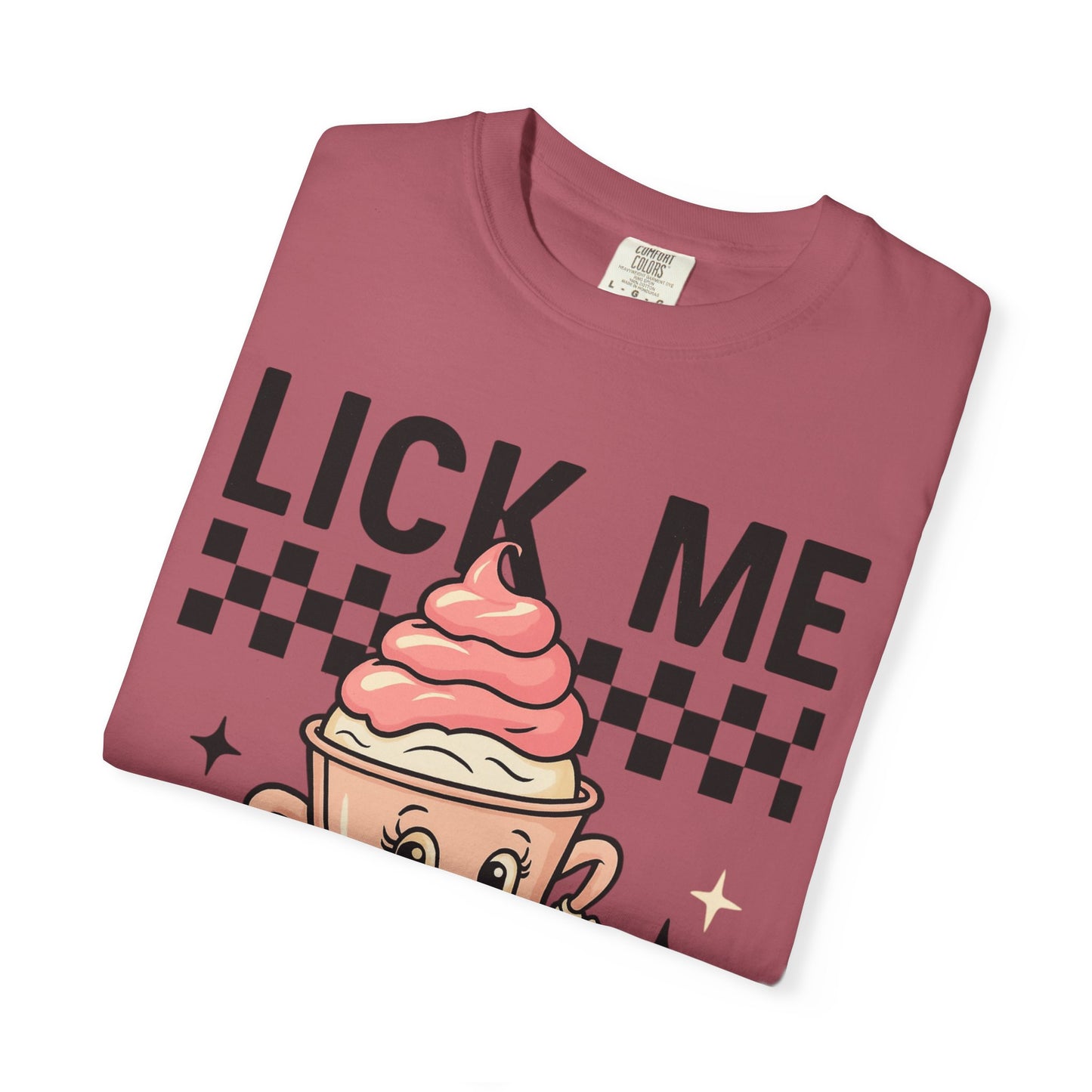 Playful Ice Cream T-Shirt, Cute Summer Tee, Fun Gift for Ice Cream Lovers, Unisex Garment-Dyed Tee, Sweet Treat Shirt