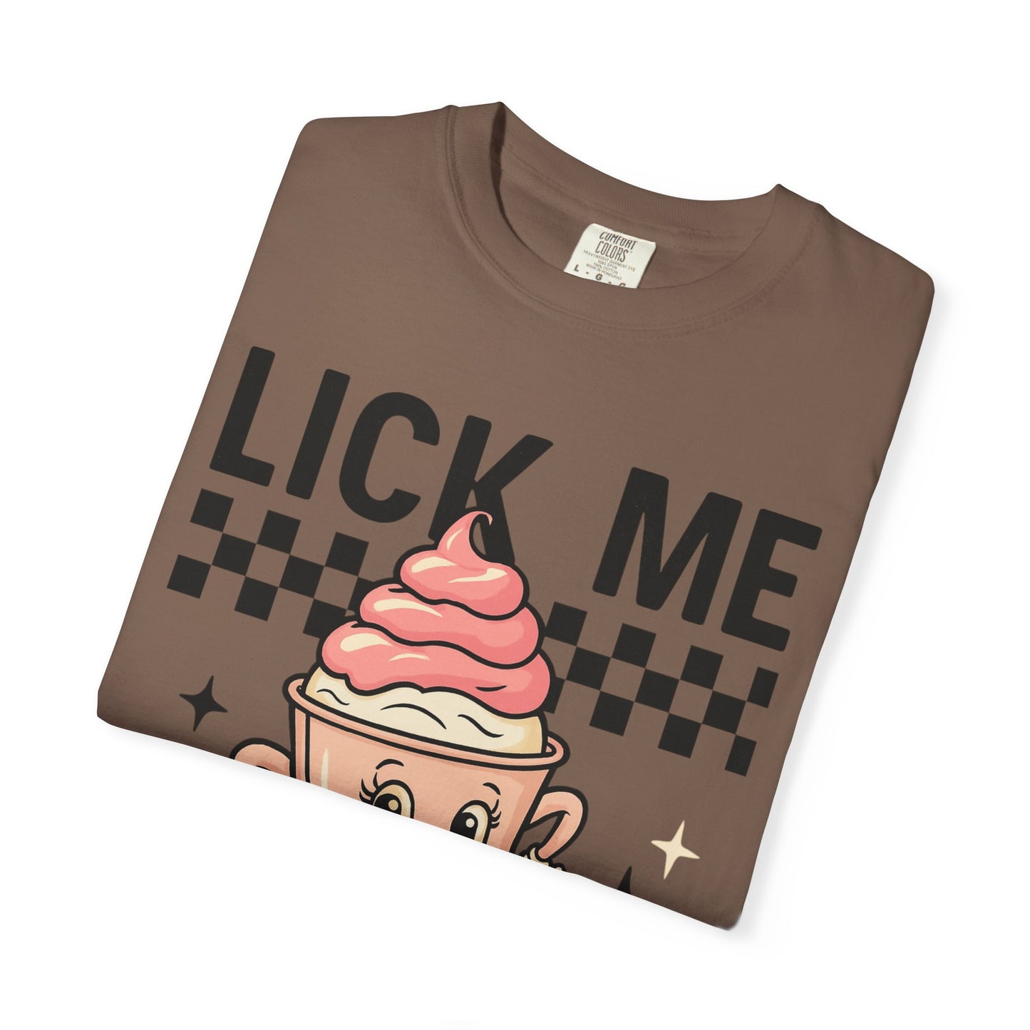 Playful Ice Cream T-Shirt, Cute Summer Tee, Fun Gift for Ice Cream Lovers, Unisex Garment-Dyed Tee, Sweet Treat Shirt