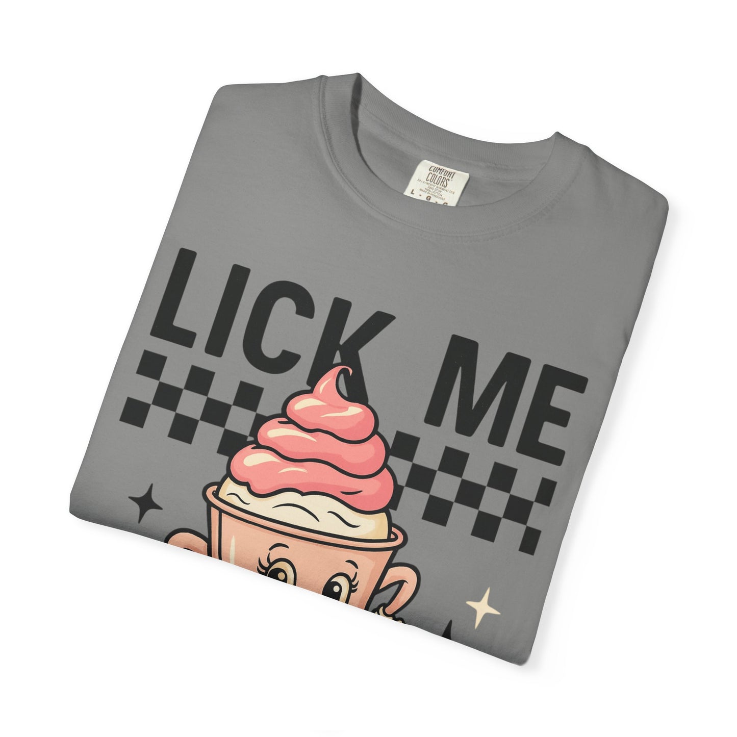Playful Ice Cream T-Shirt, Cute Summer Tee, Fun Gift for Ice Cream Lovers, Unisex Garment-Dyed Tee, Sweet Treat Shirt