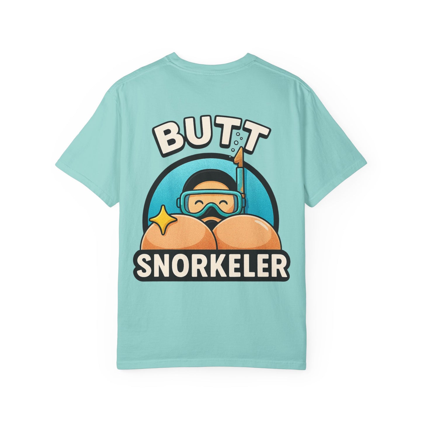 Butt Snorkeler” Humorous Unisex T-Shirt, Fun Everyday Wear, Beach Party Attire, Snorkeling Gift, Summer Vacation Tee