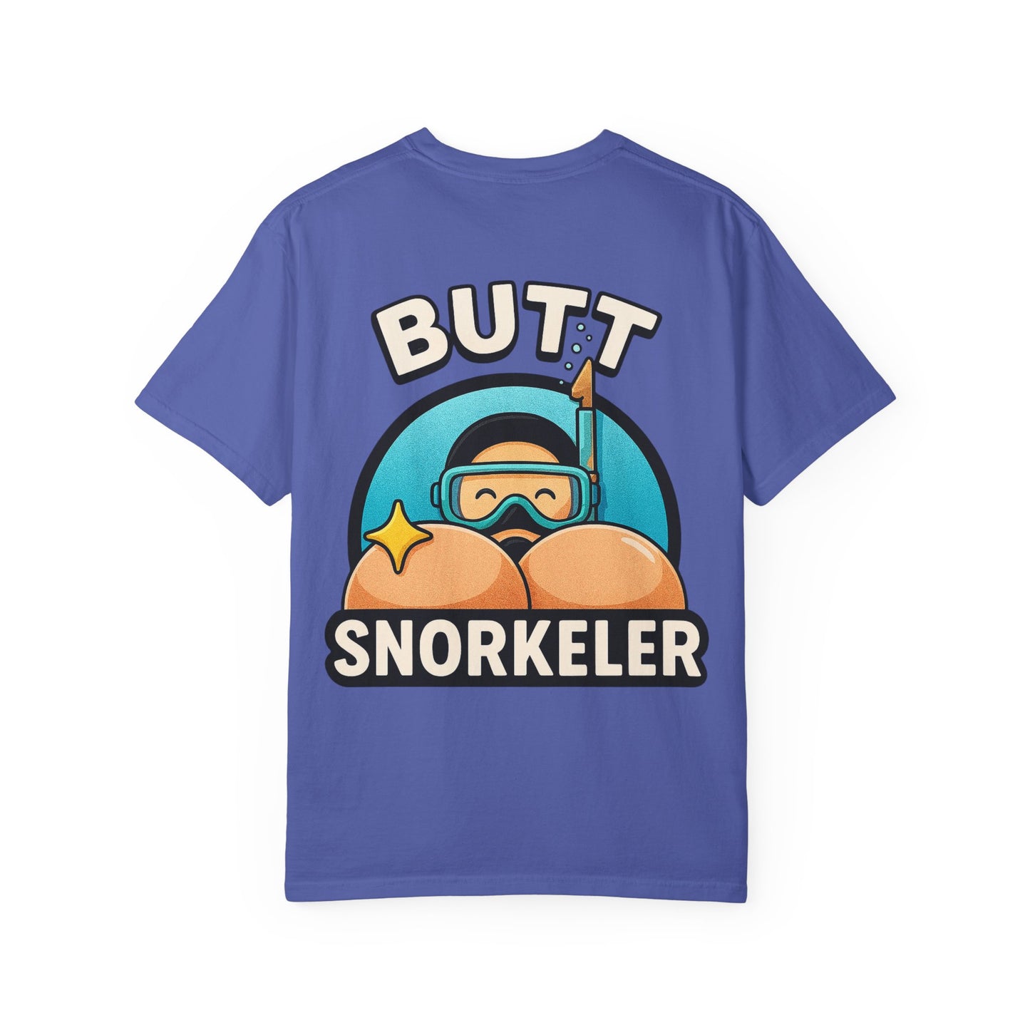 Butt Snorkeler” Humorous Unisex T-Shirt, Fun Everyday Wear, Beach Party Attire, Snorkeling Gift, Summer Vacation Tee