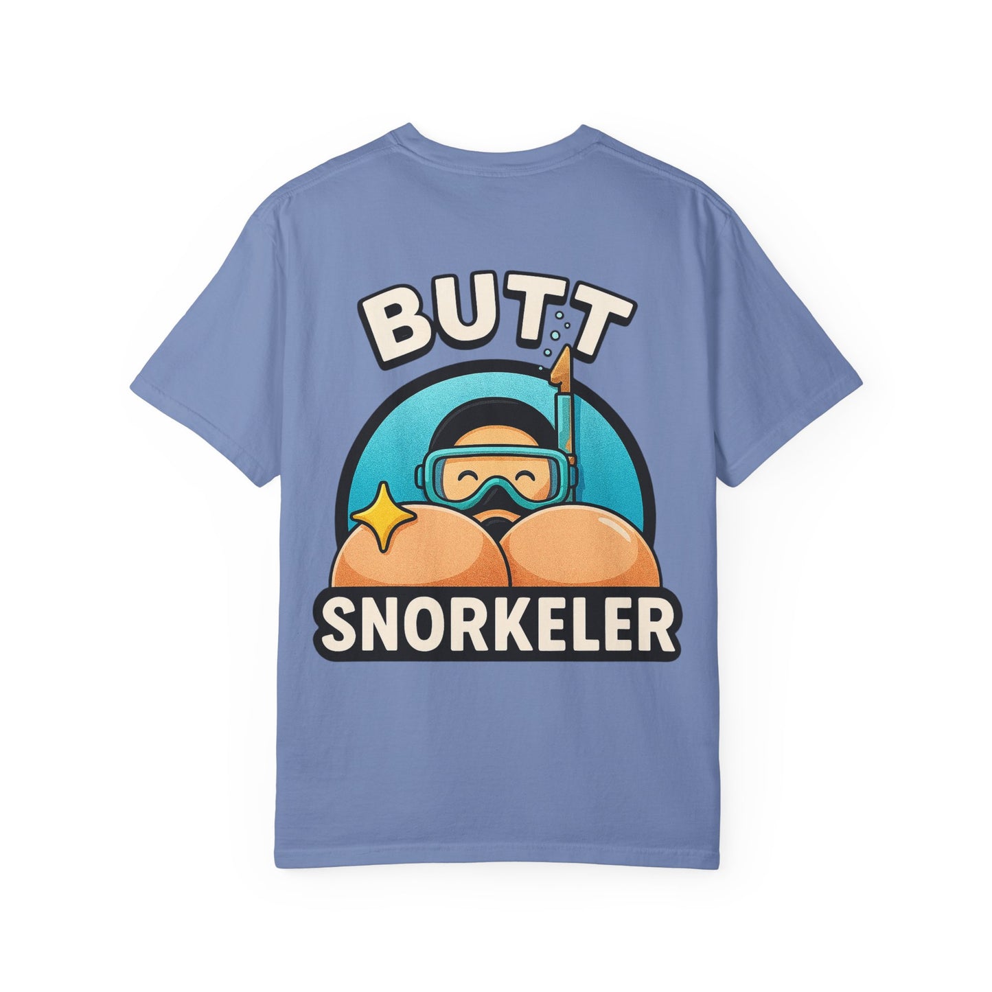 Butt Snorkeler” Humorous Unisex T-Shirt, Fun Everyday Wear, Beach Party Attire, Snorkeling Gift, Summer Vacation Tee