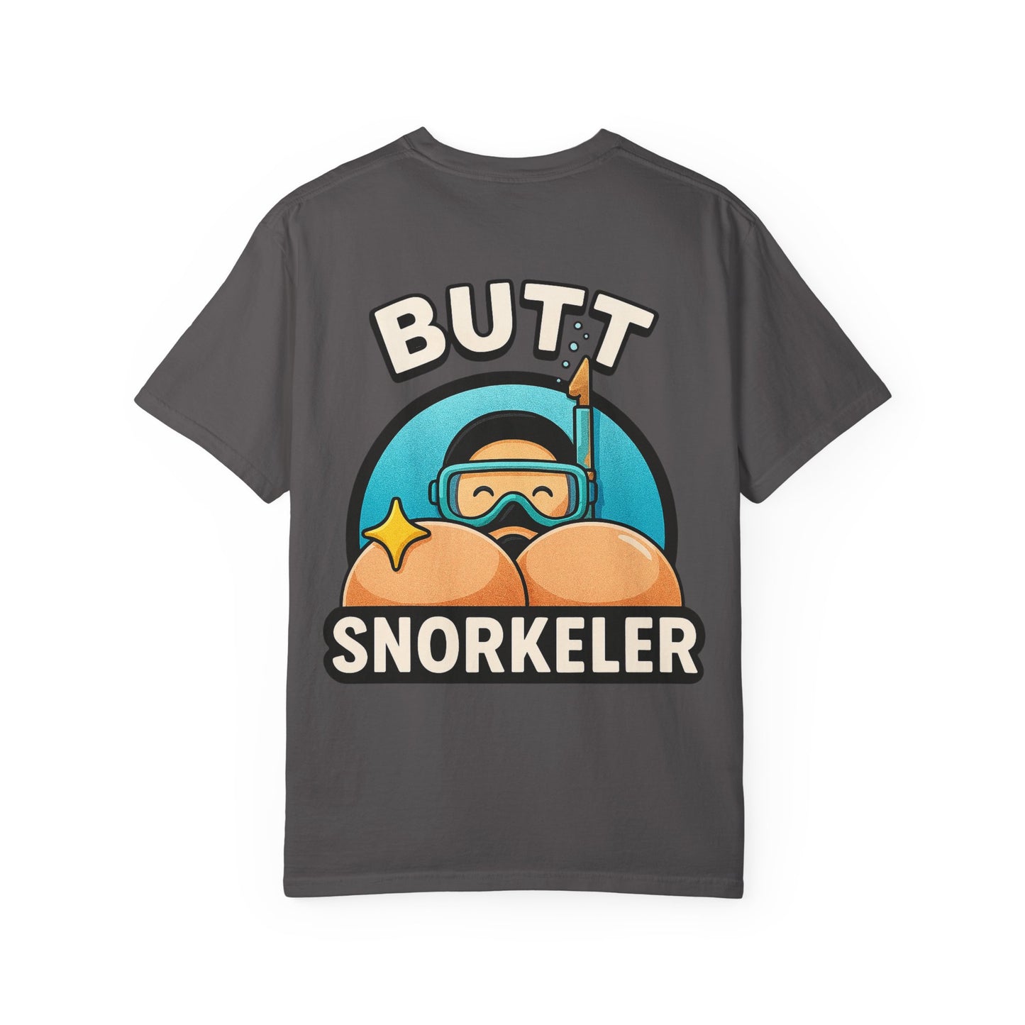 Butt Snorkeler” Humorous Unisex T-Shirt, Fun Everyday Wear, Beach Party Attire, Snorkeling Gift, Summer Vacation Tee