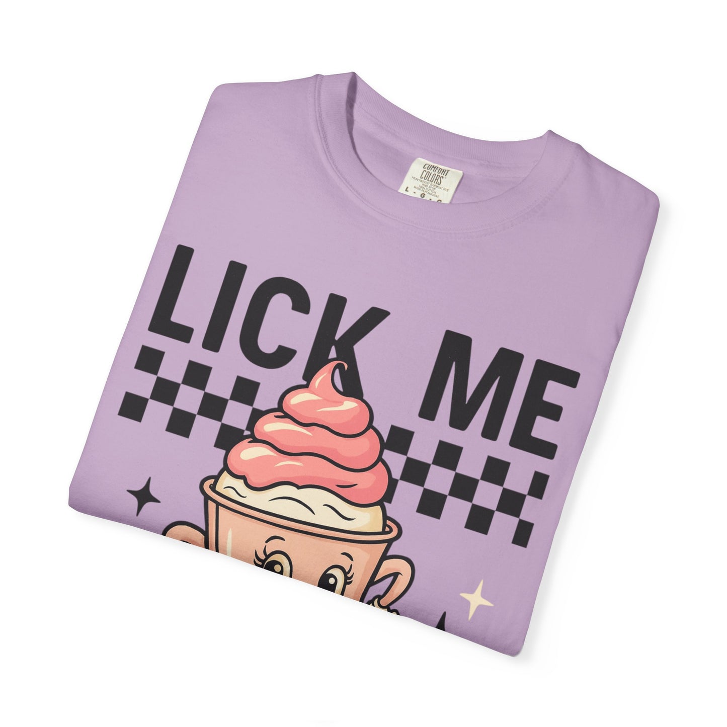 Playful Ice Cream T-Shirt, Cute Summer Tee, Fun Gift for Ice Cream Lovers, Unisex Garment-Dyed Tee, Sweet Treat Shirt