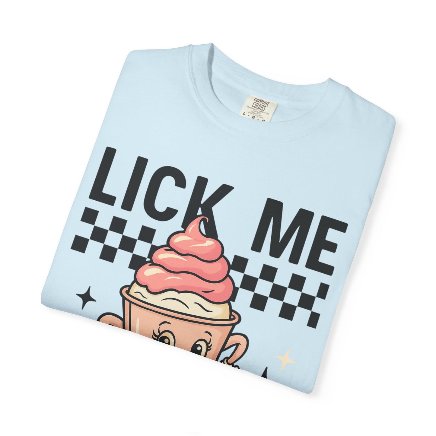 Playful Ice Cream T-Shirt, Cute Summer Tee, Fun Gift for Ice Cream Lovers, Unisex Garment-Dyed Tee, Sweet Treat Shirt